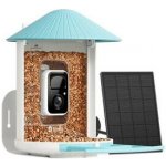Birdfy Smart krmítko pro venkovní ptactvo Solar s kamerou a solárním panelem 22 x 22,5 x 27 cm – Sleviste.cz