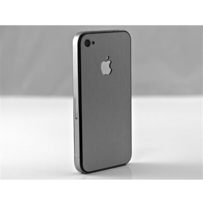 Pouzdro SlickWraps Brushed Steel iPhone 4/4S – Zboží Mobilmania