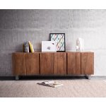 Delife Live Edge 220 cm 6 dvířek – Hledejceny.cz