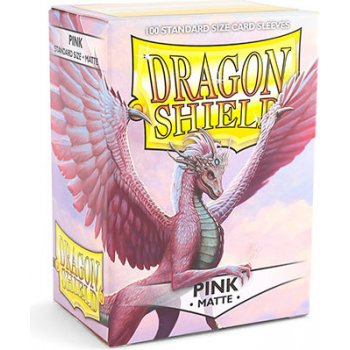 Dragon Shield Matte Pink obaly 100 ks