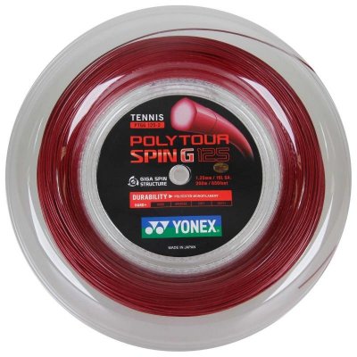 Yonex Poly Tour Spin G 200m 1,25mm – Zboží Mobilmania