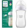 Láhev a nápitka Philips Avent láhev Natural Response skleněná transparentní 240 ml