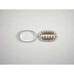 vykr.NR 0018 Ovál, 5cm, moka č.2 – Zboží Dáma