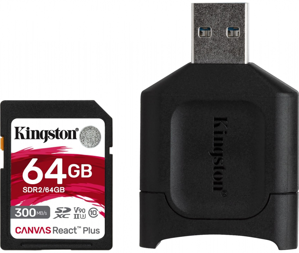 Kingston SDXC UHS-II 64 GB + čtečka MLPR2/64GB