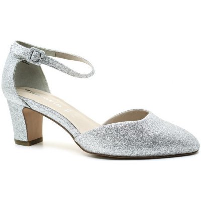 Tamaris Lodičky dámská společenská obuv 1 24432 41 silver glam Stříbrná – Zboží Dáma