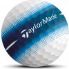 Golfový míček Taylor MadeTour Response Stripe modrý pas 3bal.