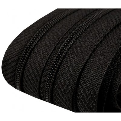 Zip spirálový 3 mm - metráž - různé barvy Zip spirálový 3 mm: 332 Černá – Hledejceny.cz