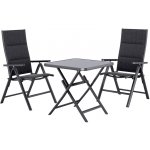 LIVARNO Sada hliníkového zahradního nábytku Houston/Toronto, 3dílná, šedá – Hledejceny.cz