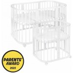 Waldin rostoucí postýlka 7v1 oválná bílá – Zboží Mobilmania