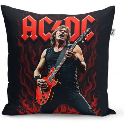 Sablio Polštář ACDC Kytarista 40x40 – Hledejceny.cz
