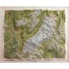 Nástěnné mapy IGN Mont Blanc - nástěnná plastická mapa 114 x 94 cm