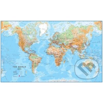 Svet - fyzická mapa 1:30 mil. - TATRAPLAN – Zboží Mobilmania