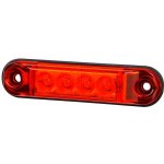 Svítilna poziční 12v/24v 4xled slim 0,3w/0,7w červená, kabel 0,5m 0152418_A – Hledejceny.cz