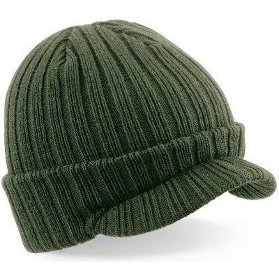 Beechfield Kulich Peaked Beanie olivový – Zbozi.Blesk.cz