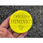 TVOŘÍTKO Čekáme miminko II - razítko Rozměr: 5 cm, + Vykrajovátko: Ano – Hledejceny.cz