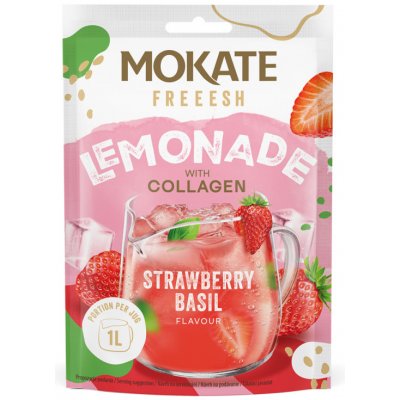 Mokate Lemonade Jahoda bazalka a kolagen 40 g – Sleviste.cz