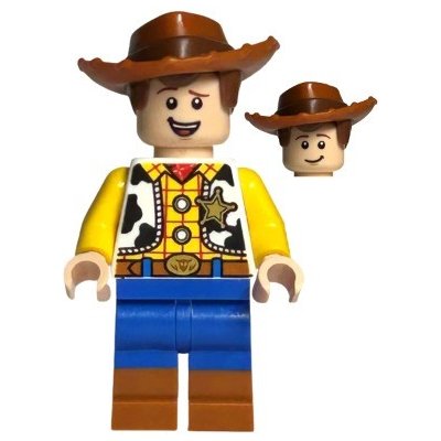 LEGO® 43212 Woody - Normal Legs, Minifigure Head, Open Mouth Smile - Disney 100 – Hledejceny.cz