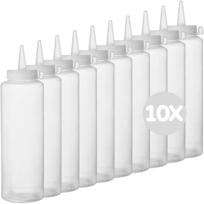 Hendi Multipack - 10x Dávkovací lahve - transparent - 0.2 L - o50x(H)185 mm – Zboží Dáma