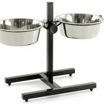 Karlie-Flamingo Stojan na misky včetně misek 1,3 l 2 x 19 cm – Zboží Dáma