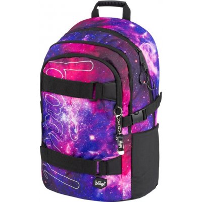 BAAGL Školní batoh Skate Galaxy A-7766 25 L fialová