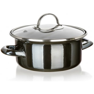 BANQUET hrnec + skl.poklice pr.18cm 1,31l METALLIC Black – Zboží Dáma