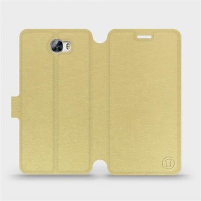 Pouzdro Mobiwear flip Huawei Y5 II v provedení C_GOS Gold&Gray