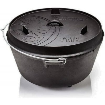Petromax litinový kotlík Dutch Oven s nožičkami ft18 - 34 cm, 16,1 l – Hledejceny.cz