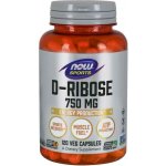 Now Foods D-Ribose 750 mg 120 kapslí – Hledejceny.cz