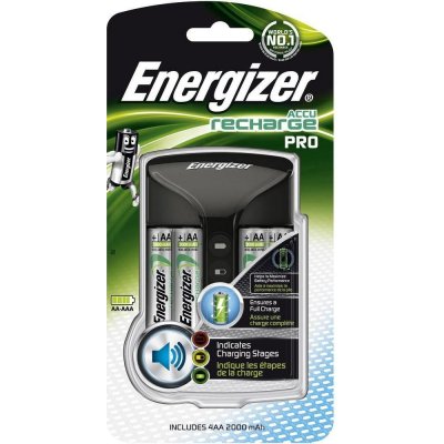 Energizer Pro Charger + 4x AA 2000 mAh – Zboží Mobilmania