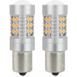 Žárovky LED CANBUS 3030 24SMD 1156 BAU15S PY21W Amber 12V/24V, AMiO 02580 – Sleviste.cz