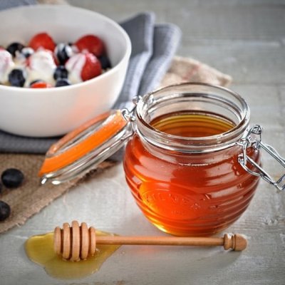 Kilner Honey sklenice na med typu Weck s naběračkou 400ml – Zboží Mobilmania