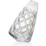 Křišťálová váza šikmá, BORDER, Gold Crystal, 33,3 cm – Zboží Dáma