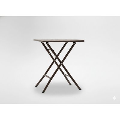 Garden Line Skládací cateringový stůl PEGGY 61,5 cm hnědý – Hledejceny.cz