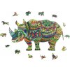 Puzzle mamido WOODBESTS nosorožec 239 dílů