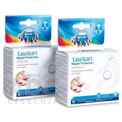 Canpol Babies EasyStart Premium Chrániče prsních bradavek tvarované silikon – Zboží Mobilmania