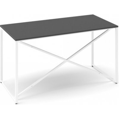 Lenza Psací stůl ProX 138 x 67 cm černý grafit/bílý