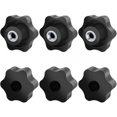 Jeboler hvězdicová matice M8 6 kusů, rýhovaný šroub vnější průměr 50mm, hvězdicová matice vnitřní – Hledejceny.cz