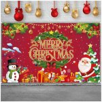 VÁNOČNÍ FOTO POZADÍ, FOTOTAPETA - MIKULÁŠ, FOTOKOUTEK 150x100 CM – Zboží Živě