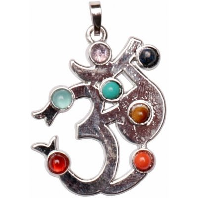 Nefertitis Čakrový přívěsek symbol Óm NF24510 – Zbozi.Blesk.cz
