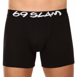 69SLAM fit pánské boxerky bamboo plain (MBVPLN-BK)