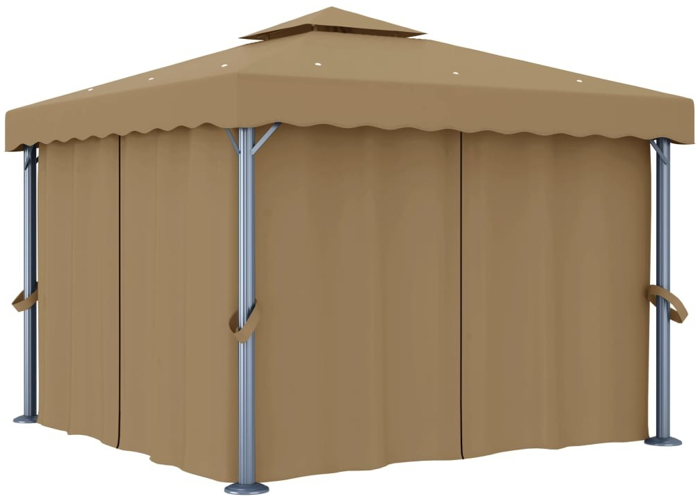 vidaXL 3068557 3 x 3 m taupe