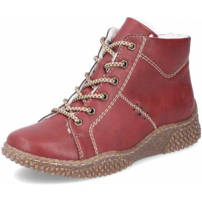 Rieker dámská kotníková obuv Y8412-33 červená – Zboží Dáma