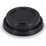 WIMEX Víčko vypouklé černé pro papírové kelímky Ø 73 mm – Zboží Dáma