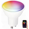 Žárovka Kobi LED RGB Chytrá stmívatelná žárovka GU10/5W/230V 2700-6500K Wi-Fi Tuya KB0320