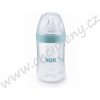 Láhev a nápitka NUK Nature Sense láhev zelená 260ml