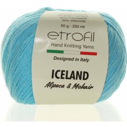 Etrofil Iceland světle tyrkysová BL1014