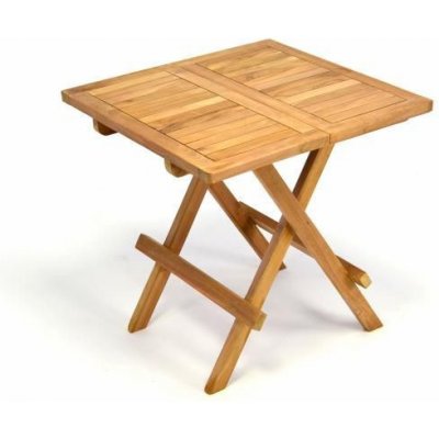 Divero 34944 Zahradní dřevěný skládací stolek výška 50 cm – Hledejceny.cz