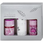 Saloos Anti-Age & Hydratace pleti 100% Bio růžová voda 50 ml + Hyaluronové sérum 50 ml + Argan Revital hydrofilní odličovací olej 50 ml dárková sada – Zboží Mobilmania