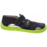 Fare Bare A5262201 sandály textilní modrozelene – Zboží Dáma