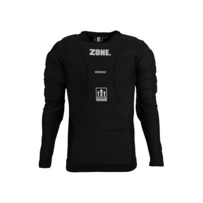 Zone floorball Goalie T-shirt UPGRADE black/silver – Hledejceny.cz